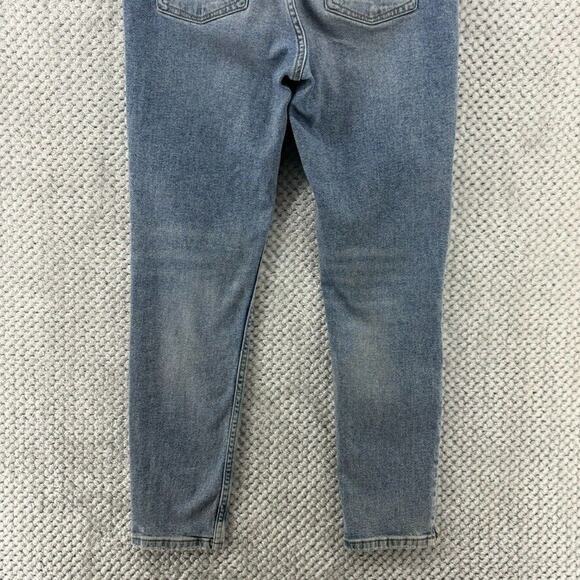 Zara Jeans Women US8 Blue Light Wash Denim Skinny High Rise Stretch - Picture 8 of 14